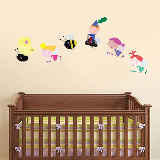 Ben Hollys Little Kingdom Group Flying Wall Sticker