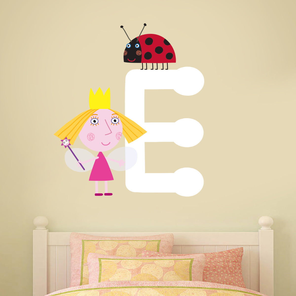 Ben & Holly's Little Kingdom: Holly And Personalised Letter Wall Sticker