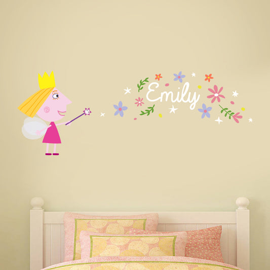 Ben Hollys Little Kingdom Holly Magic Dust Personalised Wall Sticker