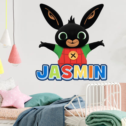 Bing Wall Sticker - Colourful Personalised Name Decal