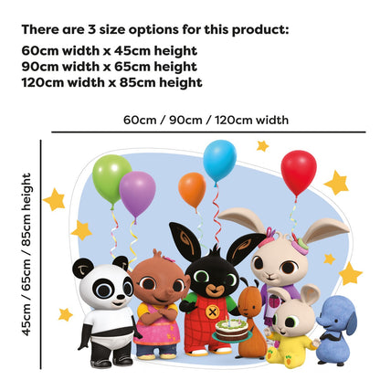 Bing Wall Sticker - Bing and Friends Celebration Wall Decal