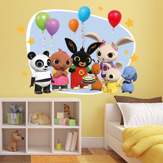 Bing Wall Sticker - Bing and Friends Celebration Wall Decal