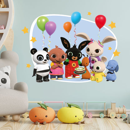 Bing Wall Sticker - Bing and Friends Celebration Wall Decal