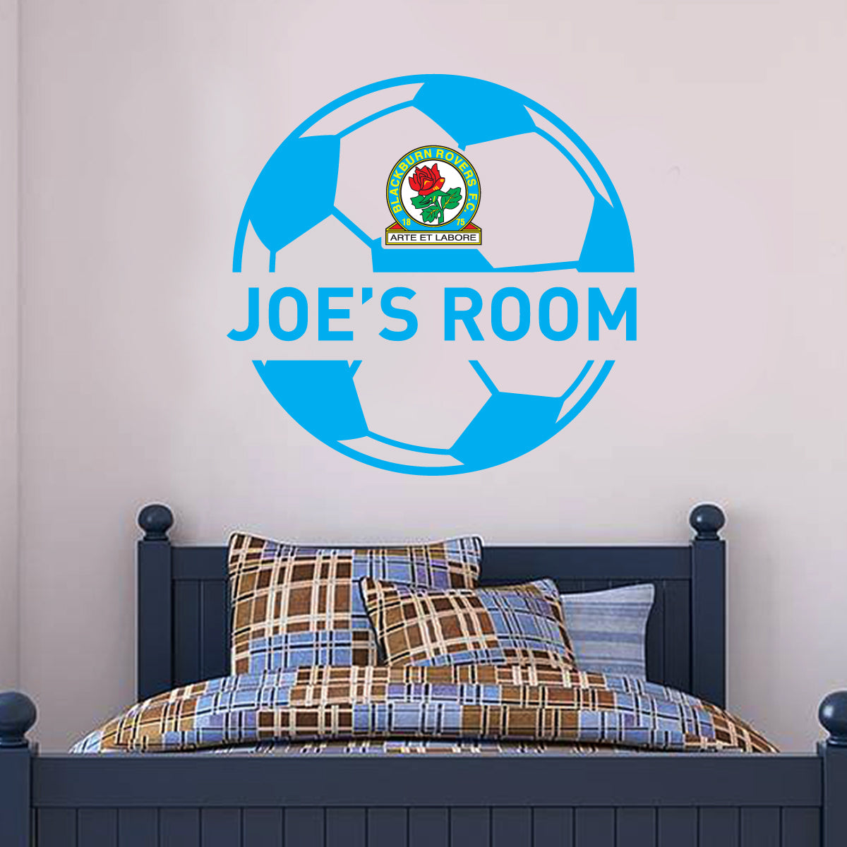 Blackburn Rovers Personalised Name Ball Design