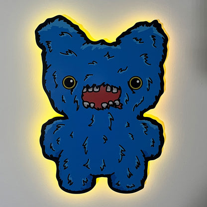 Fuggler Blue Screech LED Backlit Wallpop