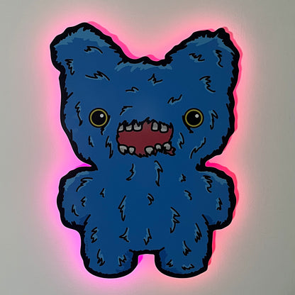 Fuggler Blue Screech LED Backlit Wallpop