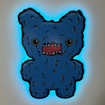 Fuggler Blue Screech LED Backlit Wallpop