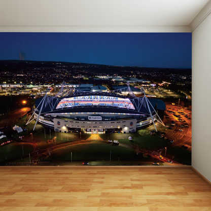 Bolton Wanderers FC Full Wall Mural Stadium At Night Sticker