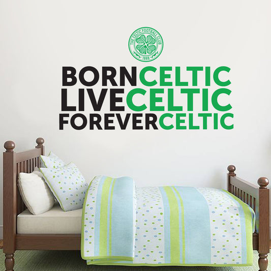 Celtic Born Live Forver Wall Sticker Vinyl