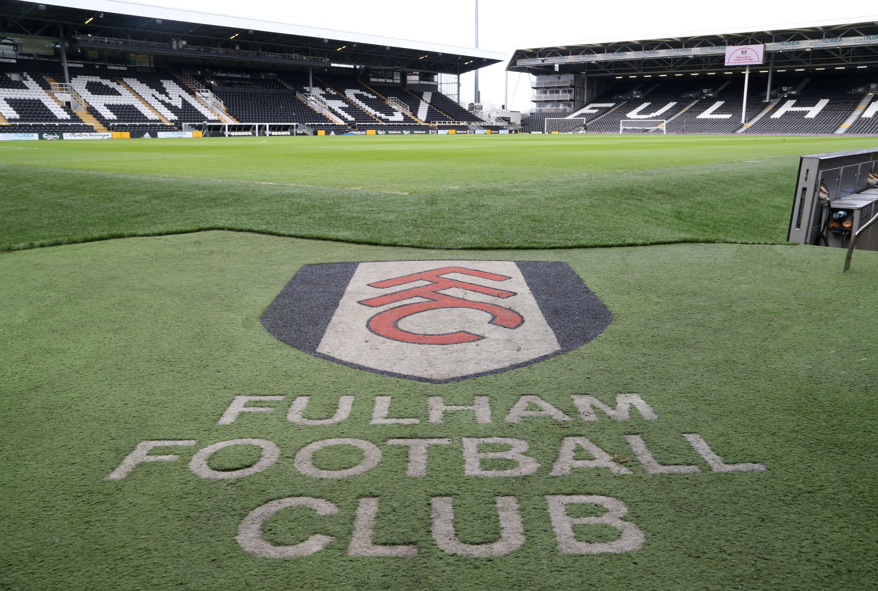 Fulham Craven Cottage Stadium Full Wall Mural Pitch Club Crest