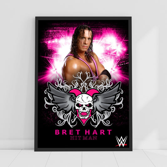 WWE Print - Bret Hart Hitman Poster
