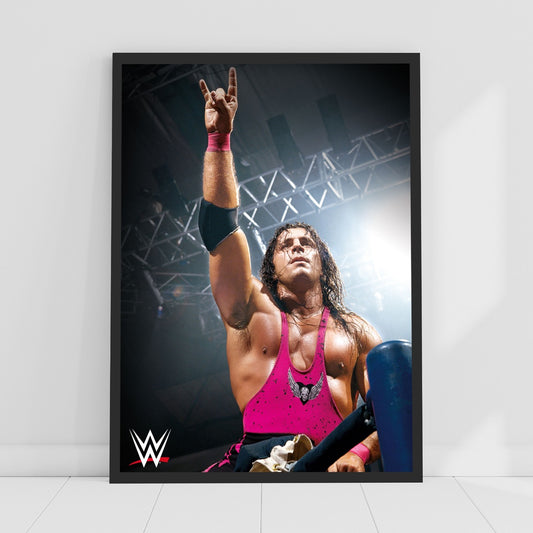 WWE Print - Bret Hart in Ring Poster