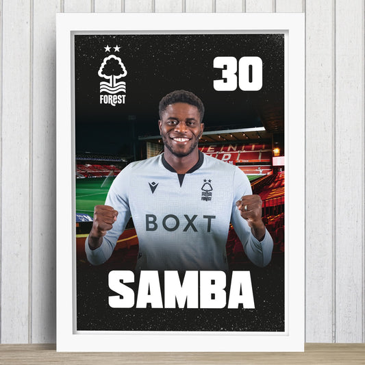 Nottingham Forest FC Print - Brice Samba