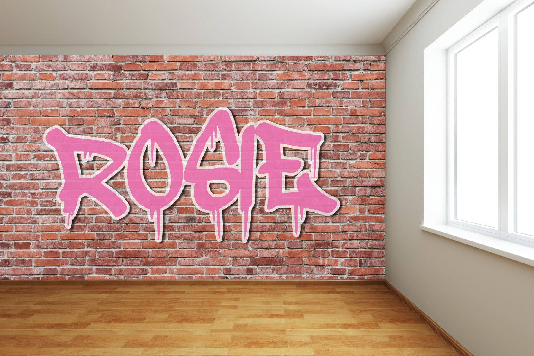 Personalised Graffiti Name Wall Sticker Full Wall Mural – www.themed.co.uk