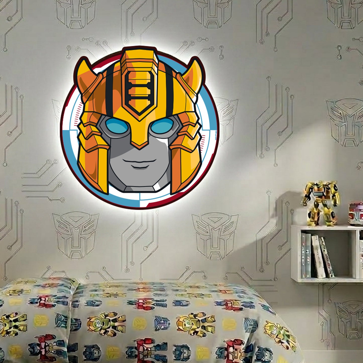 Transformers Bumblebee LED Backlit Wallpop