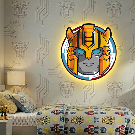 Transformers Bumblebee LED Backlit Wallpop
