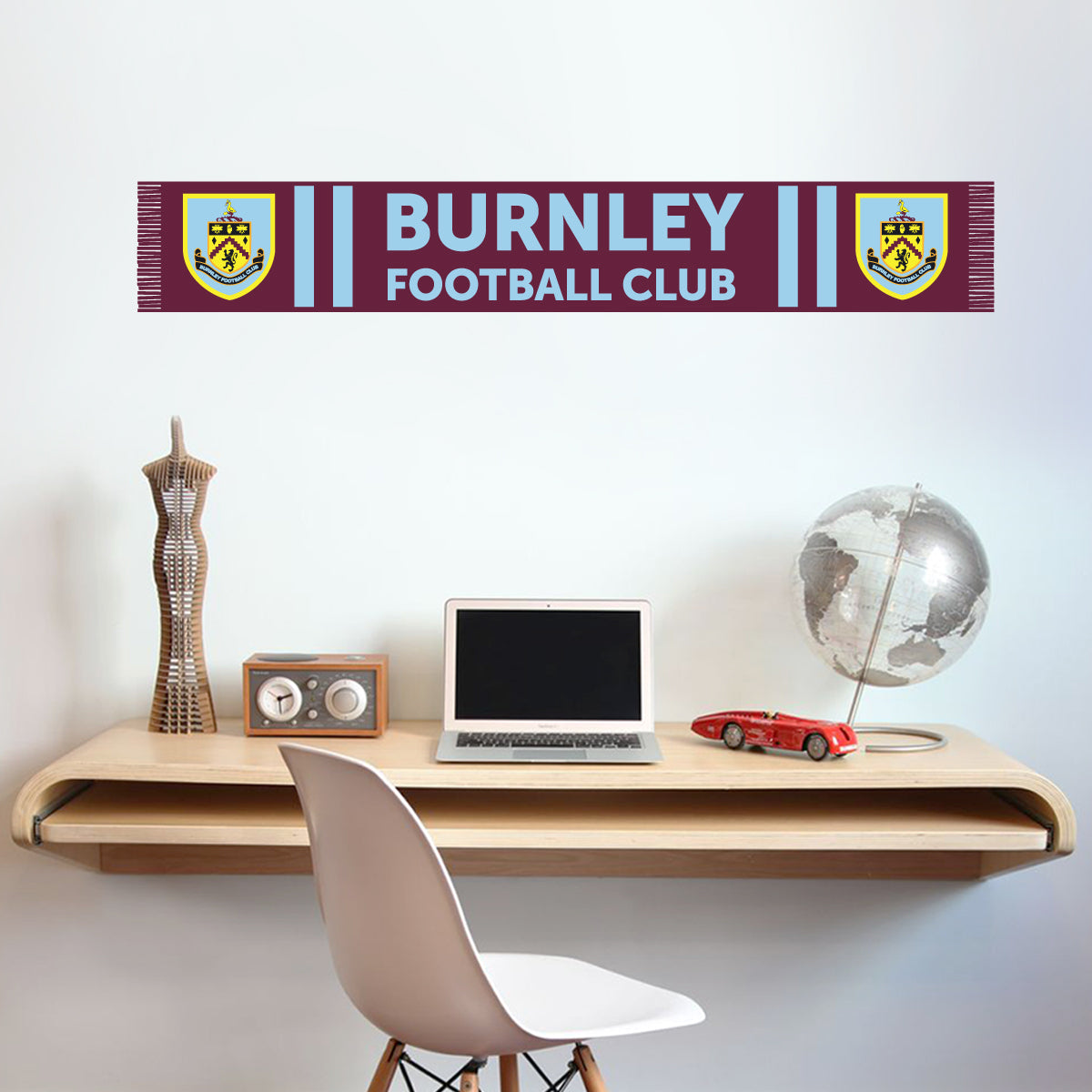 Burnley Bar Scarf Wall Sticker