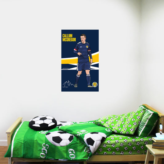 Scotland National Team - Callum McGregor Wall Sticker