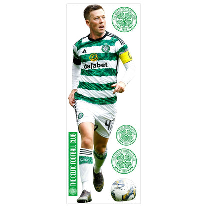 Celtic FC Wall Sticker - McGregor 23/24 Action Player Wall Decal Football Art