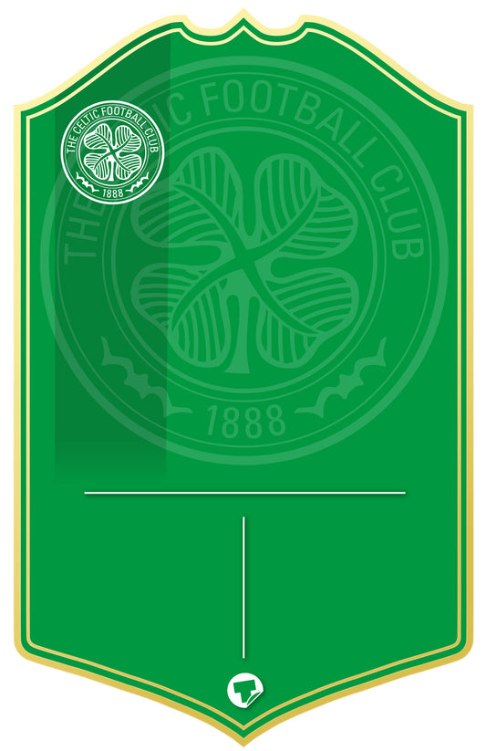 Celtic FC Personalised Stats Card
