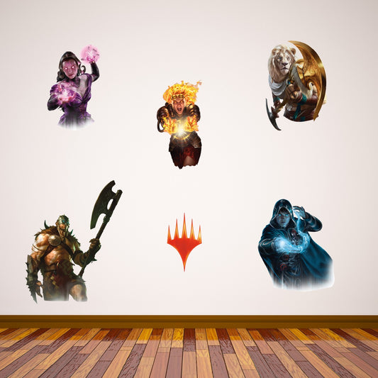 Magic: The Gathering Character Wall Sticker Set