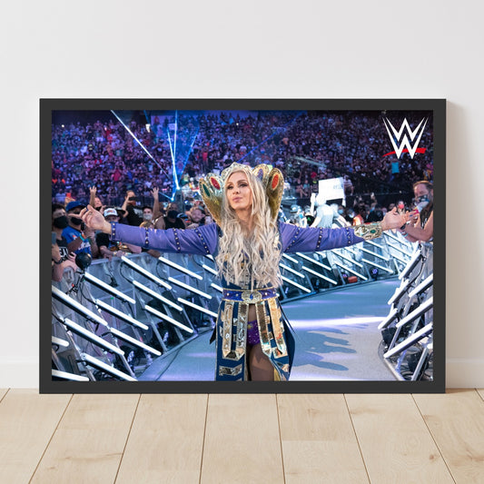 WWE Print - Charlotte Flair Entrance Graphic Poster