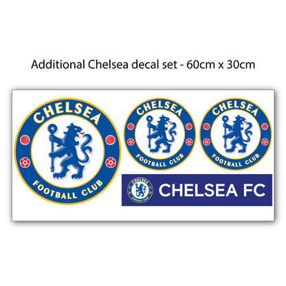 Chelsea Football Club - Ben Chilwell 23/24 Broken Wall Sticker + Decal Set
