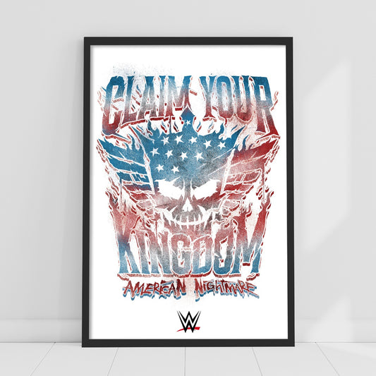 WWE Print - Cody Rhodes Claim Your Kingdom Poster