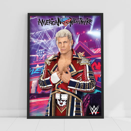 WWE Print - Cody Rhodes Crowd Poster