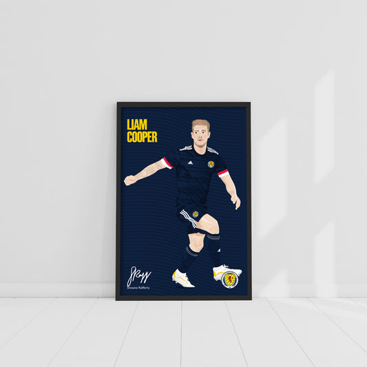 Scotland National Team - Liam Cooper Print