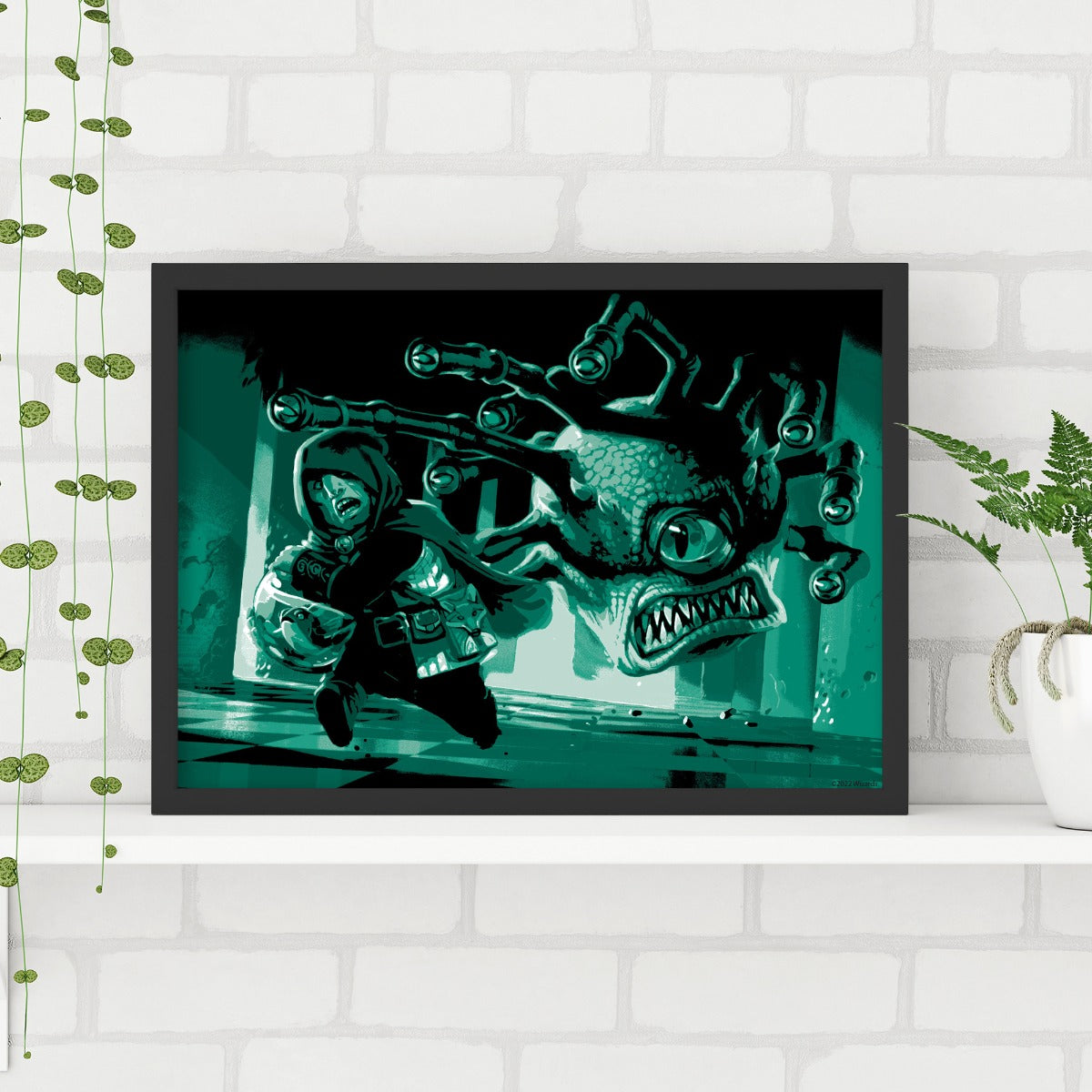 Dungeons & Dragons Print - Beholder Coloured Graphic Wall Art