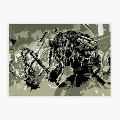 Dungeons & Dragons Print - Gnoll Coloured Graphic Wall Art