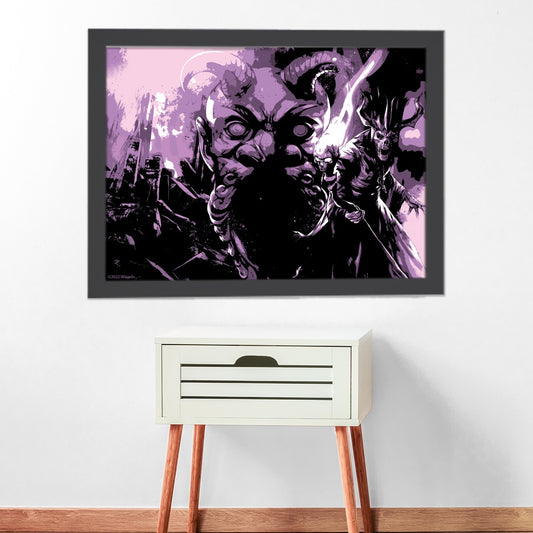 Dungeons & Dragons Print - Lich Coloured Graphic Wall Art