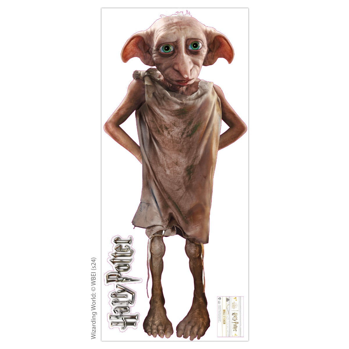 HARRY POTTER Wall Sticker - Dobby Cut Out Wall Decal Wizarding World A ...
