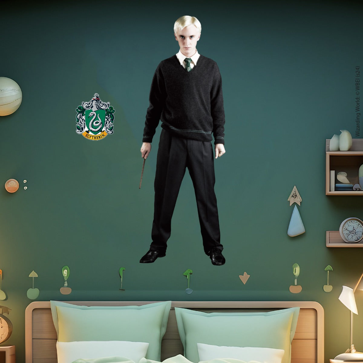 HARRY POTTER Wall Sticker - Draco Malfoy Cut Out Wall Decal Wizarding World Art
