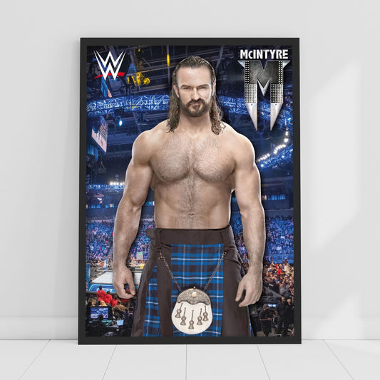 WWE Print - Drew McIntyre Crowd Poster