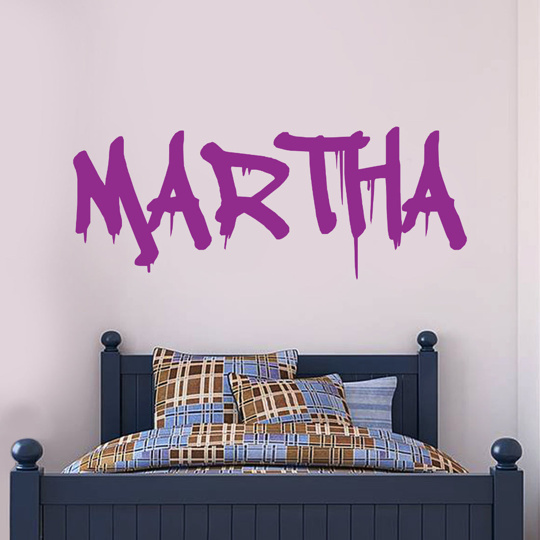 Dripping Graffiti Name Wall Sticker – www.themed.co.uk