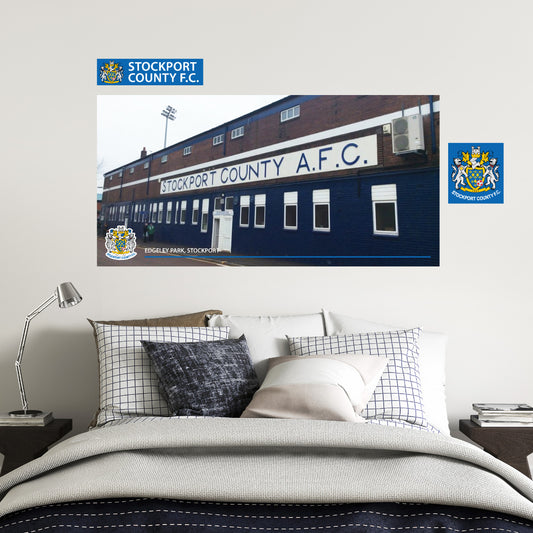 Stockport County Edgeley Park Street Wall Mural
