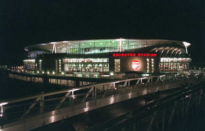 Arsenal Emirates Stadium Full Wall Mural - Outside Night Time View No Lights