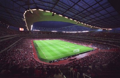 Arsenal Emirates Stadium Full Wall Mural - Inside Full Stadium Night Time Match