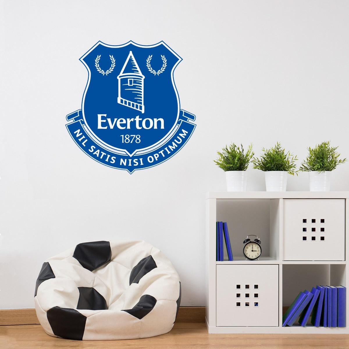 Everton Football Club - Crest + Toffees Wall Sticker Set