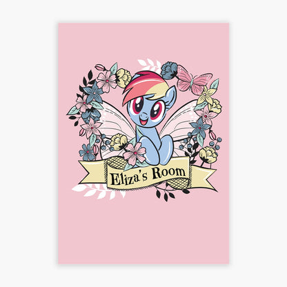 My Little Pony Print - Fairy Personalised Name Design