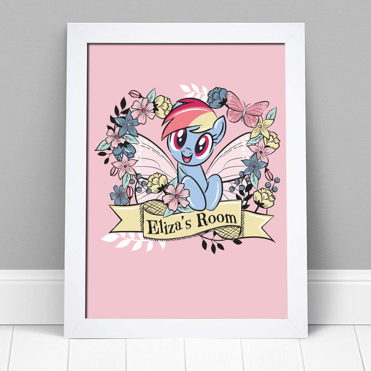 My Little Pony Print - Fairy Personalised Name Design