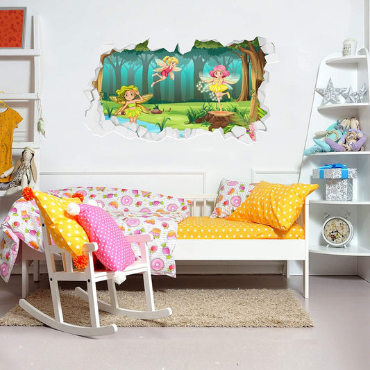 Fairy Forest Broken Wall Sticker