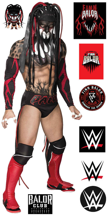 WWE - Finn Balor Wrestler Decal 1 + Bonus Wall Sticker Set
