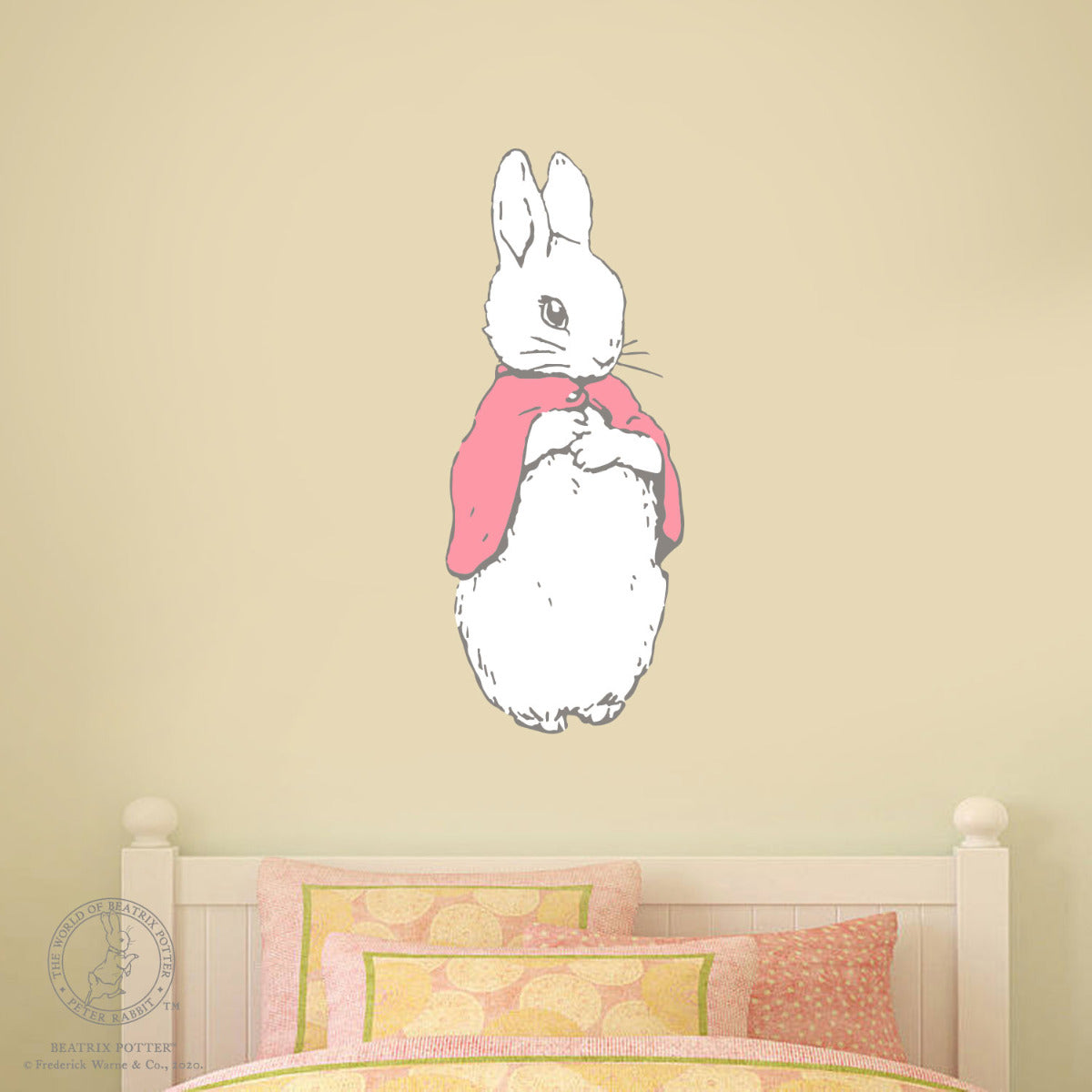 Peter Rabbit Flopsy Rabbit Foot Peter Rabbit Wall Sticker - Flopsy Bunny – www.themed.co.uk