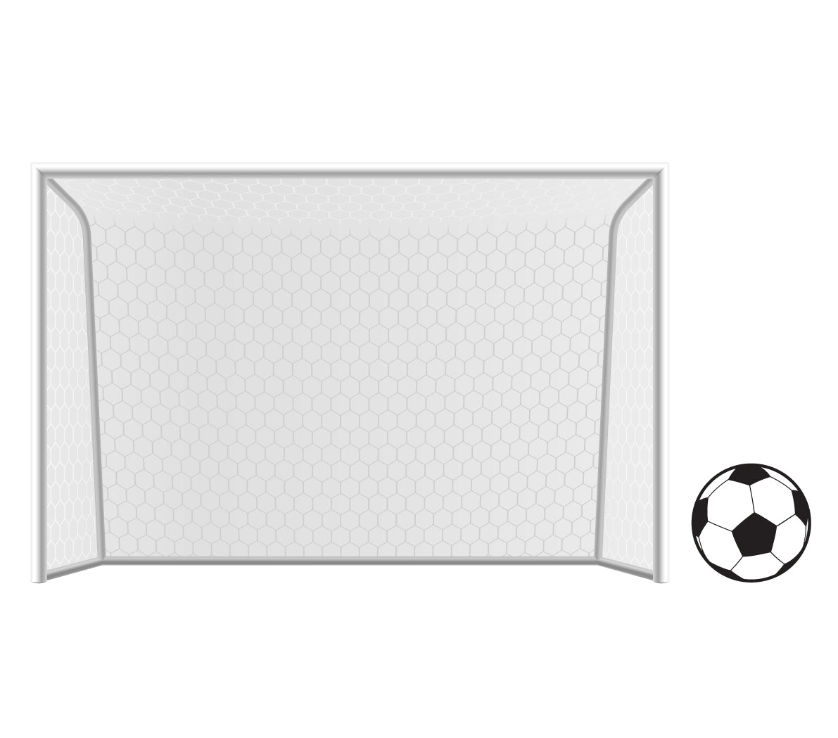 Football Plain Net Wall Sticker
