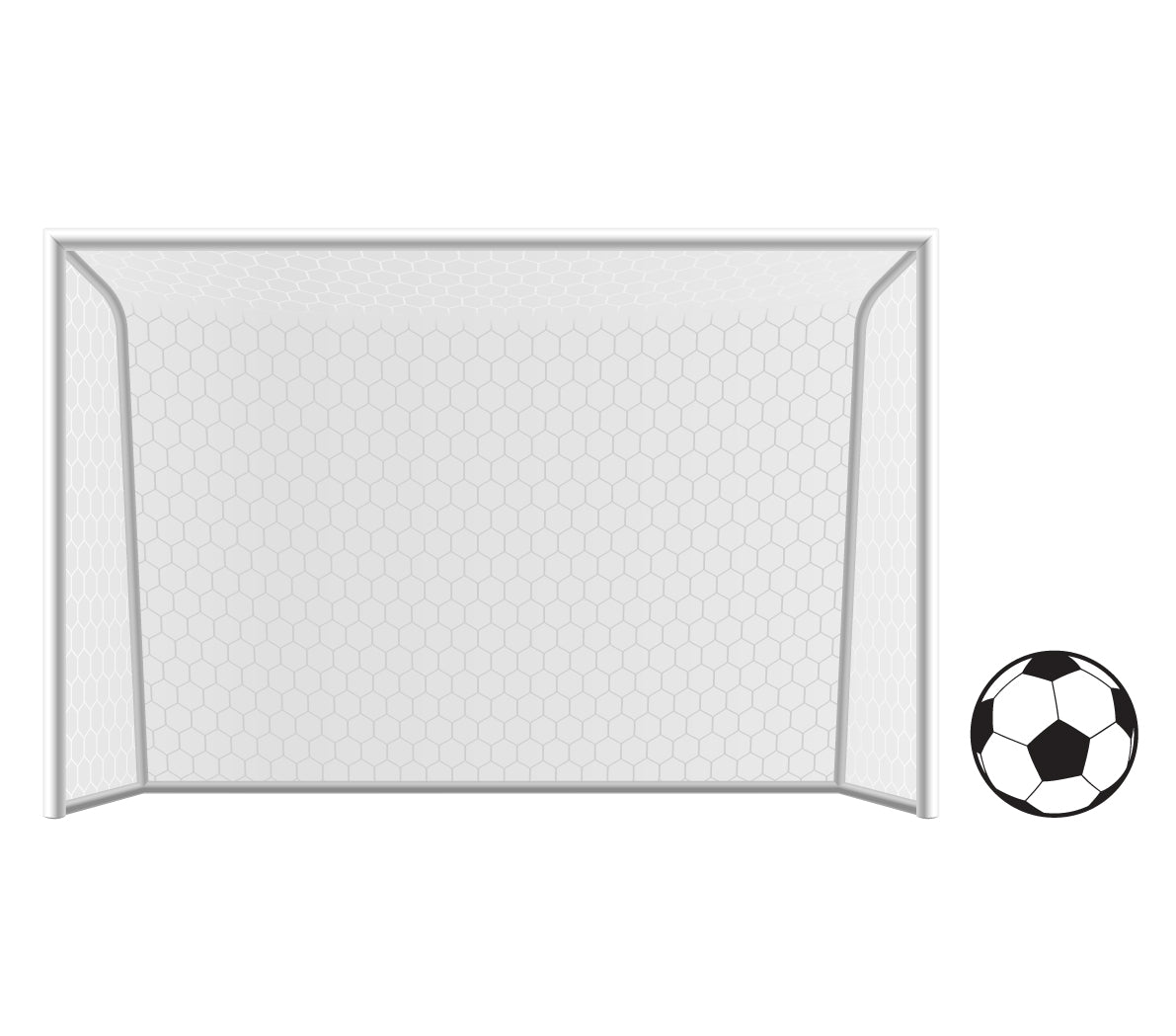 Foodball Netdesign Football Net Wall Sticker – www.themed.co.uk