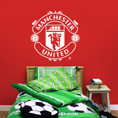 Manchester United F.C. - One Colour Crest Wall Sticker