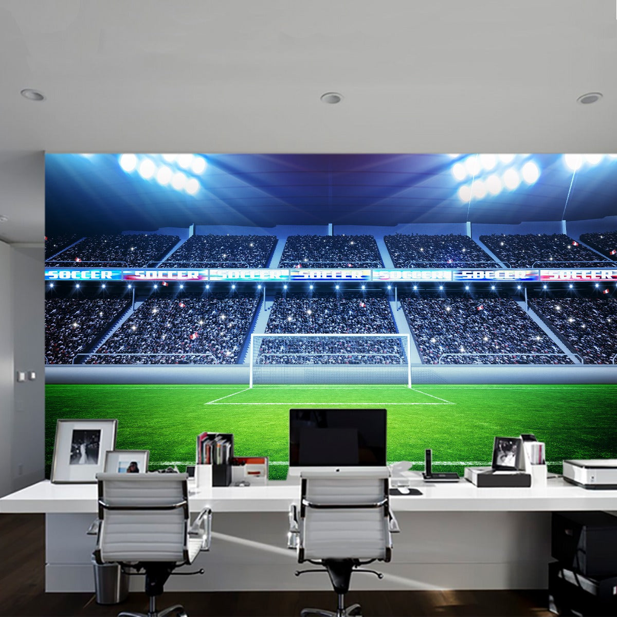 Football Stadium Goal Full Wall Sticker